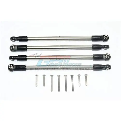 GPM for Traxxas E-Revo VXL 2.0 / E-Revo Brushless Upgrade Parts Stainless Steel #304 Front/Rear Turnbuckle for Steering - 4Pc Set