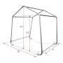 Quictent Storage Shelter 6 x 6- Feet Outdoor Carport Shed Heavy Duty Car Canopy Grey