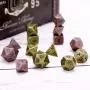 Jovitec 14 Pieces Metal Solid Zinc Alloy Game D&D Dices Set Durable Polyhedral Dice with Printed Numbers and Velvet Storage Bags for Game, Dungeons and Dragons, RPG, Math Teaching (C) Jovitec 14 Pieces Metal Solid Zinc Alloy Game D&D Dices Set Durable Polyhedral Dice with Printed Numbers and Velvet Storage Bags for Game, Dungeons and Dragons, RPG, Math Teaching (C)