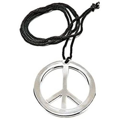 Rubies Metal Peace Necklace