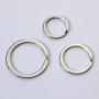 Flat Key Rings Key Chain Metal Split Ring 30pcs (Round 3/4 Inch, 1 Inch and 1.25 Inch Diameter), for Home Car Keys Organization, Lead Free Nickel Plated Silver