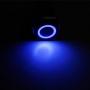 ESUPPORT 16mm 12V 3A Car Blue Light Angel Eye Metal Push Button Switch Socket