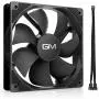 GIM KB-17 PWM Case Fan 120mm High Performance Cooling Quiet Fan, 4 Pin, 200-1800 RPM GIM KB-17 PWM Case Fan 120mm High Performance Cooling Quiet Fan, 4 Pin, 200-1800 RPM