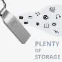 32GB Waterproof USB 2.0 Flash Drive Metal Thumb Drive with Keychain 32 GB Compact Jump Drive 32G Memory Stick for Storage and Backup by MOSDART,Silver 32GB Waterproof USB 2.0 Flash Drive Metal Thumb Drive with Keychain 32 GB Compact Jump Drive 32G Memory Stick for Storage and Backup by MOSDART,Silver