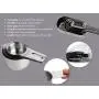 Measuring Cups and Spoons Set Stainless Steel, 13 Piece. 7 Heavy Metal Measuring Cups. 6 Long Handled Nesting Spoons. Dry or Liquid Ingredient. Engraved Metric Measure. Bonus Magnetic Conversion Chart Measuring Cups and Spoons Set Stainless Steel, 13 Piece. 7 Heavy Metal Measuring Cups. 6 Long Handled Nesting Spoons. Dry or Liquid Ingredient. Engraved Metric Measure. Bonus Magnetic Conversion Chart