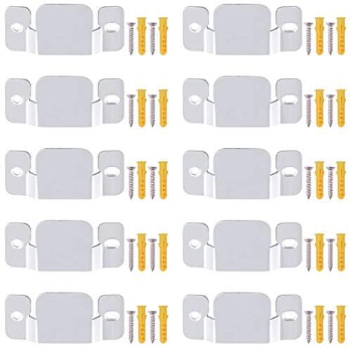 Hilitchi 50Pcs Large Metal Universal Sectional Sofa Interlocking Furniture Connector Bracket with Screws Hilitchi 50Pcs Large Metal Universal Sectional Sofa Interlocking Furniture Connector Bracket with Screws