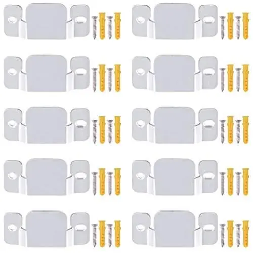 Hilitchi 50Pcs Large Metal Universal Sectional Sofa Interlocking Furniture Connector Bracket with Screws