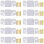 Hilitchi 50Pcs Large Metal Universal Sectional Sofa Interlocking Furniture Connector Bracket with Screws Hilitchi 50Pcs Large Metal Universal Sectional Sofa Interlocking Furniture Connector Bracket with Screws
