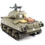 Heng Long 2.4Ghz TK6.0 1/16 Scale Radio Remote Control US M4A3 Sherman (105mm Howitzer) Tank Air Soft RC Battle Tank Smoke & Sound