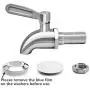 Updated More Durable Beverage Dispenser Replacement Spigot,Stainless Steel Polished Finished, Water Dispenser Replacement Faucet, fits Berkey and other Gravity Filter systems as well Updated More Durable Beverage Dispenser Replacement Spigot,Stainless Steel Polished Finished, Water Dispenser Replacement Faucet, fits Berkey and other Gravity Filter systems as well