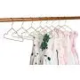 Amber Home 12'' Rose Gold Kids Baby Hangers 20Pack, Strong Metal Children Clothes Hangers for Closet, Space Saving Infant Hanger for Toddler Coats Pants (Rose Gold, 20)