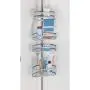 iDesign York Metal Wire Tension Rod Corner Shower Caddy, Adjustable 5-9 Pole and Baskets for Shampoo, Conditioner, Soap with Hooks for Razors, Towels, Silver iDesign York Metal Wire Tension Rod Corner Shower Caddy, Adjustable 5-9 Pole and Baskets for Shampoo, Conditioner, Soap with Hooks for Razors, Towels, Silver