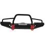 RCAIDONG 1/10 Front Bumper Bull Bar with LED Headlights Winch Mount Seat for TRAXXAS TRX-4 TRX4 AXIAL SCX10 RC Rock Crawler RCAIDONG 1/10 Front Bumper Bull Bar with LED Headlights Winch Mount Seat for TRAXXAS TRX-4 TRX4 AXIAL SCX10 RC Rock Crawler