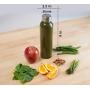Epica 18-Oz. Glass Beverage Bottles, Set of 6