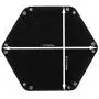 Forged Dice Co. Dice Tray Portable Folding Dice Rolling Tray for use as DND Dice Tray D&D Dice Tray or Dice Game 6.5 Inch Quiets Rolling Metal Dice - Stronger Snaps Hold Tighter Than Other Dice Trays
