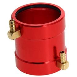 Fielect RC Model Boat Motor Water Cooling Jacket Metal Parts Red for for 36-Series RC Boat Motor Part Accessory 1Pcs