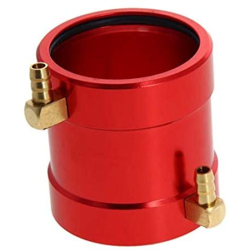 Fielect RC Model Boat Motor Water Cooling Jacket Metal Parts Red for for 36-Series RC Boat Motor Part Accessory 1Pcs