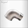 Horiznext npt 1'' male to female stainless steel cast elbow adapter, mechanical coupling used on metal tubing (pack of 2)