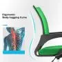 Ergonomic Office Chair Cheap Desk Chair Mesh Executive Computer Chair Lumbar Support for Women&Men, Green Ergonomic Office Chair Cheap Desk Chair Mesh Executive Computer Chair Lumbar Support for Women&Men, Green
