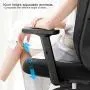 Hbada Ergonomic Office Desk Chair with Adjustable Armrest, Lumbar Support, Headrest and Breathable Skin-Friendly Mesh, Black