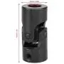 Universal Joint Coupling Metal Shaft Coupling Motor Connector (0.5in×0.9in×2in)