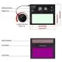 YESWELDER True Color Solar Powered Auto Darkening Welding Helmet, Wide Shade 4/9-13 for TIG MIG ARC Weld Hood Helmet