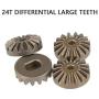 Gravo Upgrade Metal Gear 30T 16T 10T Differential Driving Gears for Wltoys 144001 12428 12429 12423 12429 RC Car Spare Parts,16 Pcs
