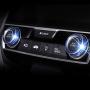 for Honda Civic 10th Gen Audio Speaker Cover Engine Start Stop Buttom Emblem, AC Switch Temperature Climate Knob Ring,Interior Accessories(Blue)
