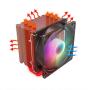 Vetroo V3 Black CPU Cooler with 92mm CPU Cooling Fan and 3 Direct Contact CPU Heatsink Pipes 125W TDP Support Intel i3/i5/i7 CPU Socket LGA1200/775/1366/1150/1151/1155/1156 & AMD CPU