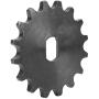 Alomejor Chain Sprocket Gear Electric Scooter Motor Engine 16 Tooth Sprocket Metal Chain Wheel for 12X17mm