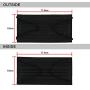 DIOLV Disposable Face Mask Adult 3 Layer Filtration, Mens Breathable Protection Facemask Safety Dust Filter Womens Protective Facial Masks for Indoor Outdoor 50Pcs/Pack, Earloop Black