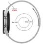 BaiHui 22mm Metal Bands Compatible with Galaxy Watch 3 45mm Bands, Ultra Thin Stainless Steel Watch Bands Replacement Metal Strap for Galaxy Watch 46mm/Galaxy Gear S3 Classic/Frontier - Silver