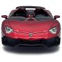 Lmoy 1:32 Scale Die-cast Super Sports Car Lambo Aventador J Pull Back Cabriolet Metal Model Toy Car with Light & Sound Gift for Children (red)