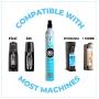 Soda Sense 60L CO2 Carbonator, Compatible with Sodastream Appliances, Cartridge Refill Set of 2 pcs