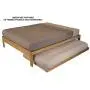 KD Frames Nomad Platform Natural Poplar Bed - Queen KD Frames Nomad Platform Natural Poplar Bed - Queen