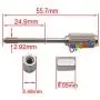 CKPSMS Brand - 2PCS #KP-19096 Embroidery Hoop Metal Long Adjusting Screws Compatible with Many Brother BabyLock Hoops CKPSMS Brand - 2PCS #KP-19096 Embroidery Hoop Metal Long Adjusting Screws Compatible with Many Brother BabyLock Hoops