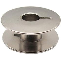 CKPSMS brand - #55623S''L'' STYLE STEEL BOBBINS Compatible with JANOME BROTHER JUKI SINGER PFAFF (20 PCS)