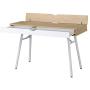 Techni Mobili Modern Multi Computer Desk with Storage, 30'' x 21.7'' x 45.3'', Pine