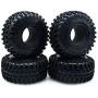 INJORA RC Tires 2.2inch RC Rubber Tyre Set 4pcs for 1/10 RC Crawler Axial SCX10 AX10 Wraith D90
