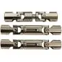 NAMEVER 3Pcs/Set Drive Shafts Metal Part for WPL B-36 B-16 6WD 1/16 RC Car Toy - 3pcs