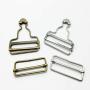 Healifty 4pcs Overall Buckles Retro Suspender Buckles Overall Clip Replacement for Trousers Cotton Jacket Jeans Bronze