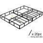 NOAH MEGATRON 7 Inch Box Spring King, Low Profile Metal Boxsprings/Mattress Foundation/Bunkie Board - 3000LBS Strong Steel Structure/Easy Assembly (King)