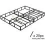 NOAH MEGATRON 7 Inch Box Spring King, Low Profile Metal Boxsprings/Mattress Foundation/Bunkie Board - 3000LBS Strong Steel Structure/Easy Assembly (King)