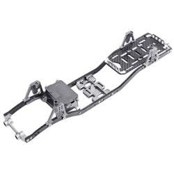 RZXYL Carbon Fiber and Metal Crawler RC Car Chassis Frame Kit for Axial SCX10 / D90 1/10 Scale RC Model Crawler