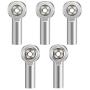 10Pcs Link Rod End Joint Aluminum M4 Metal Ball End Head Holder Tie for 1/10 RC SCX10 Cars Parts