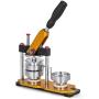 VEVOR Button Maker 58mm Badge Machine with 100 Sets Circle Button Parts Rotate Button Badge Maker Punch Press Machine for DIY Badges