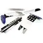Integy RC Model Hop-ups C27189BLUE Metal Complete Skid Plate Kit for Traxxas X-Maxx 4X4