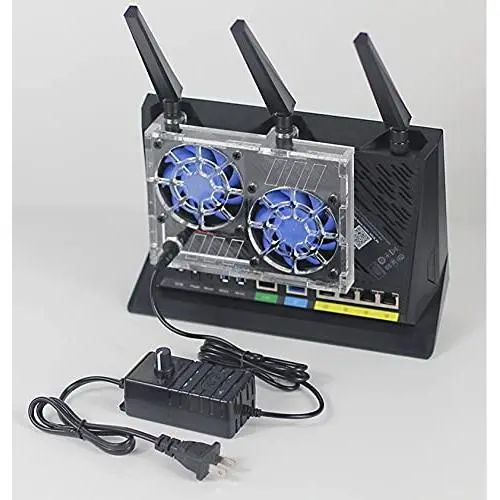 Router Cooling Fan 7CM Adjustable Speed Ultra Silent Radiator for RT-AX86U Dustproof Temperature Reduction Router Cooling Fan 7CM Adjustable Speed Ultra Silent Radiator for RT-AX86U Dustproof Temperature Reduction