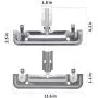 Sikawai W10712395 Dishwasher Rack Adjuster Metal Kit for Kenmore Whirlpool Dishwashers Replaces W10250159 W10350375 AP5957560 W10712395VP