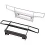 Binchil Metal Front Bumper for -4 TRX4 Bronco 1/10 Rc Crawler Model Car,Silver